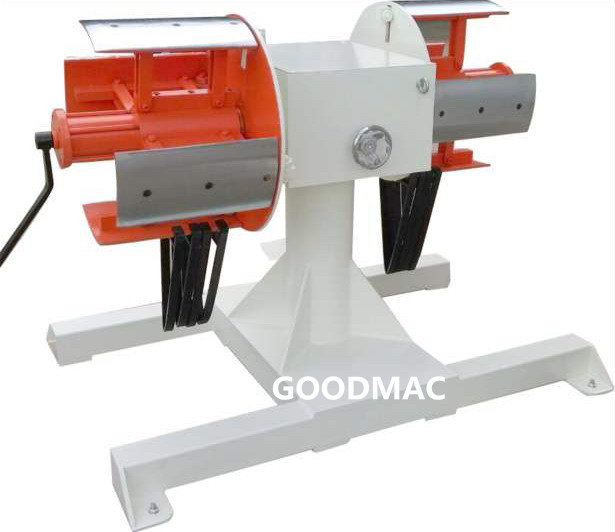 Non-motorized high quality double head decoilers, model MTD-200, MTD-300, MTD-400, MTD-500