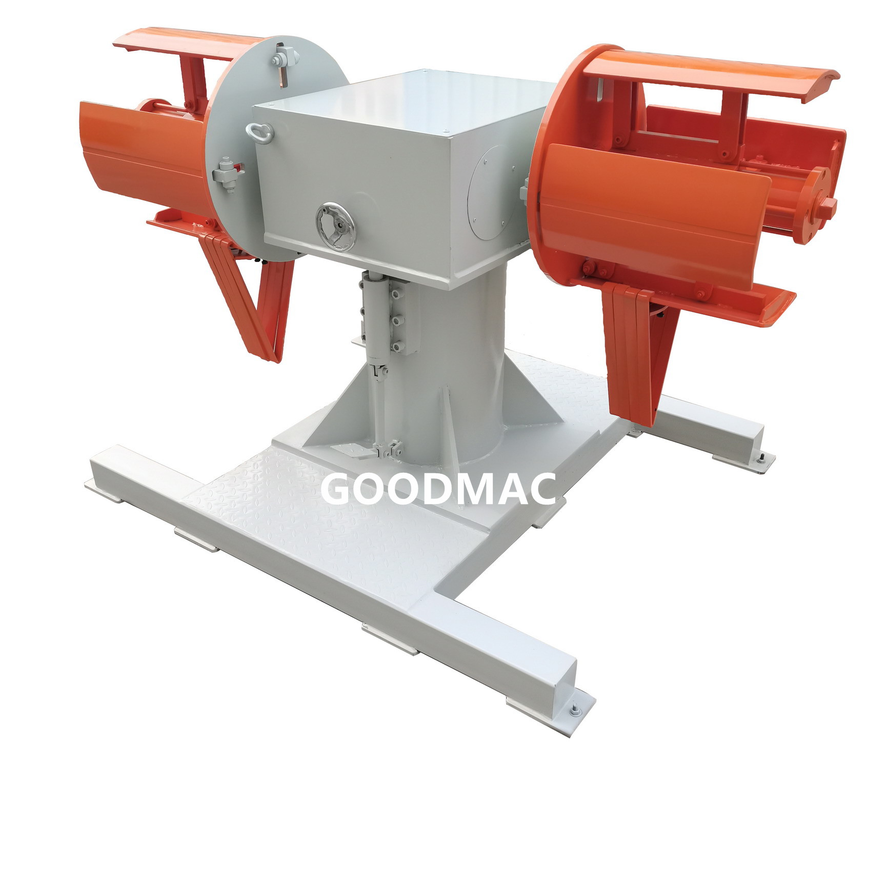 Non-motorized high quality double head decoilers, model MTD-200, MTD-300, MTD-400, MTD-500