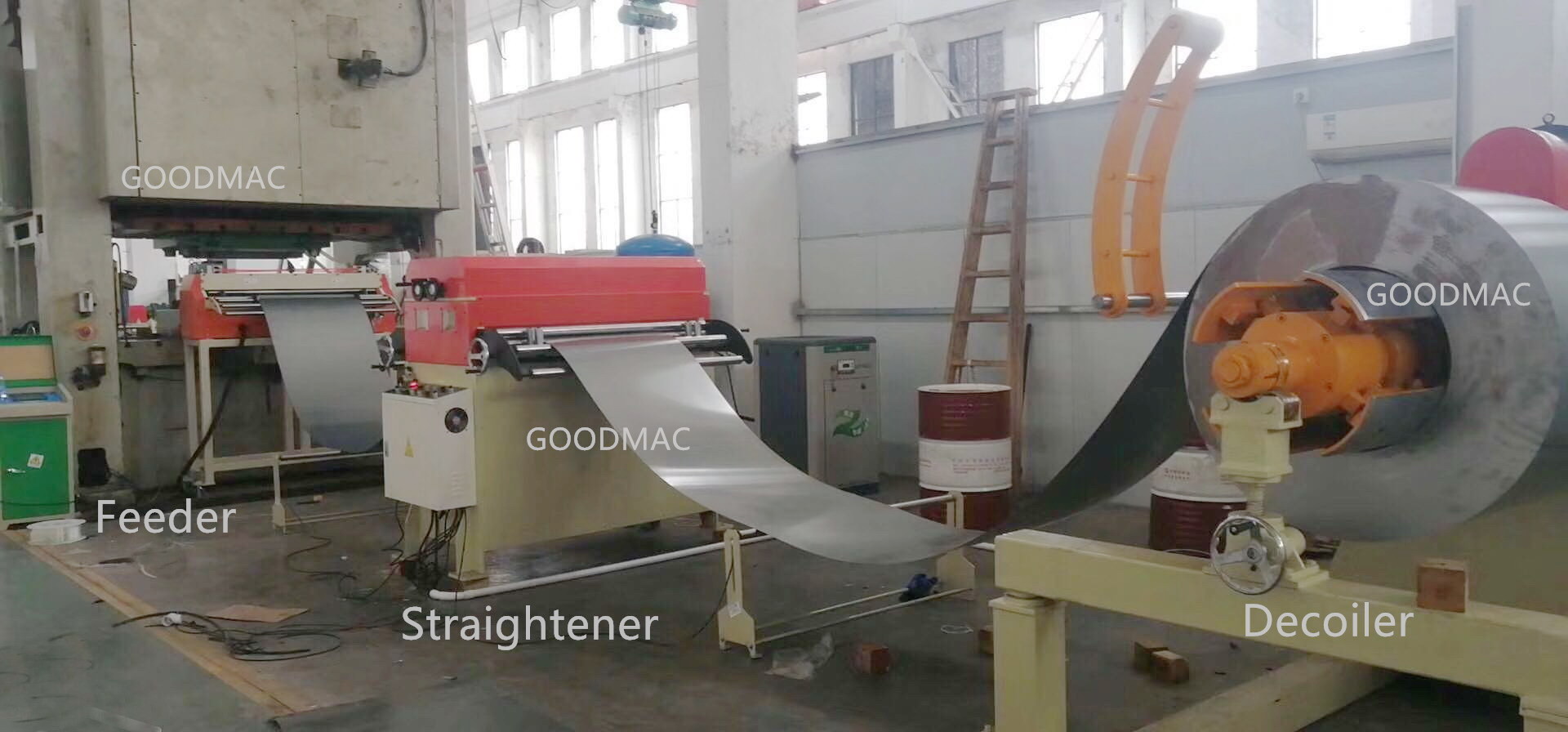 0.6-4.5mm precise straighteners, model HS-200T, 300T, 400T, 500T, 600T, 700T, 800T, 1000T