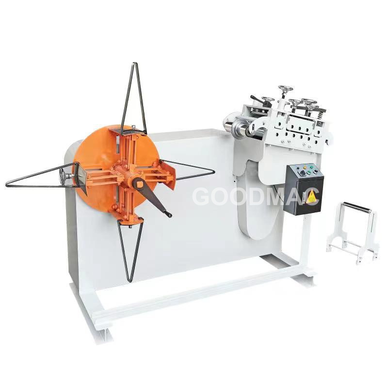 0.5-3.0mm decoiler and straightener 2 in 1, model GO-200, GO-300, GO-400